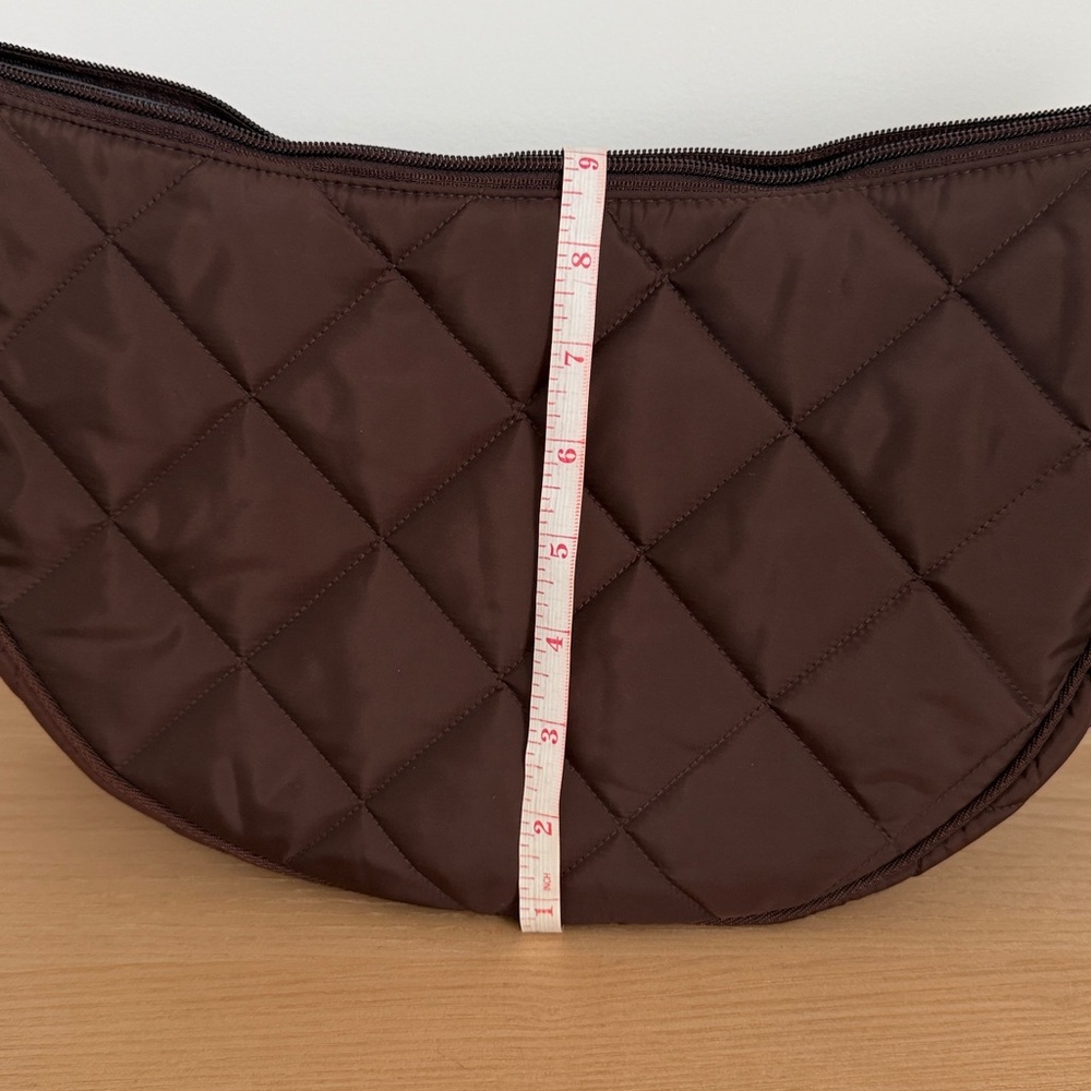 Uniqlo Brown Quilted Crossbody Bag - Picture 4 of 5